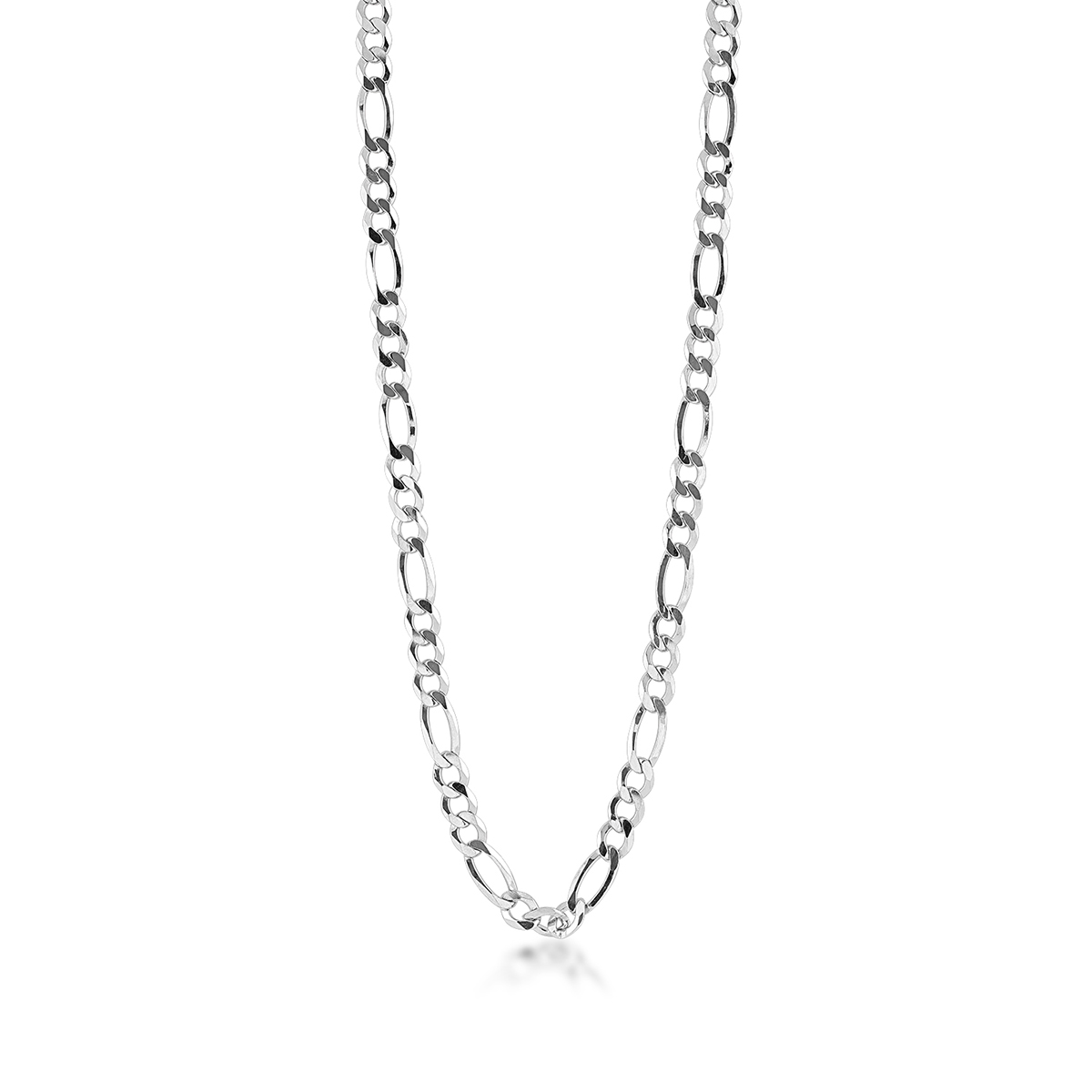 sterling silver figaro chain