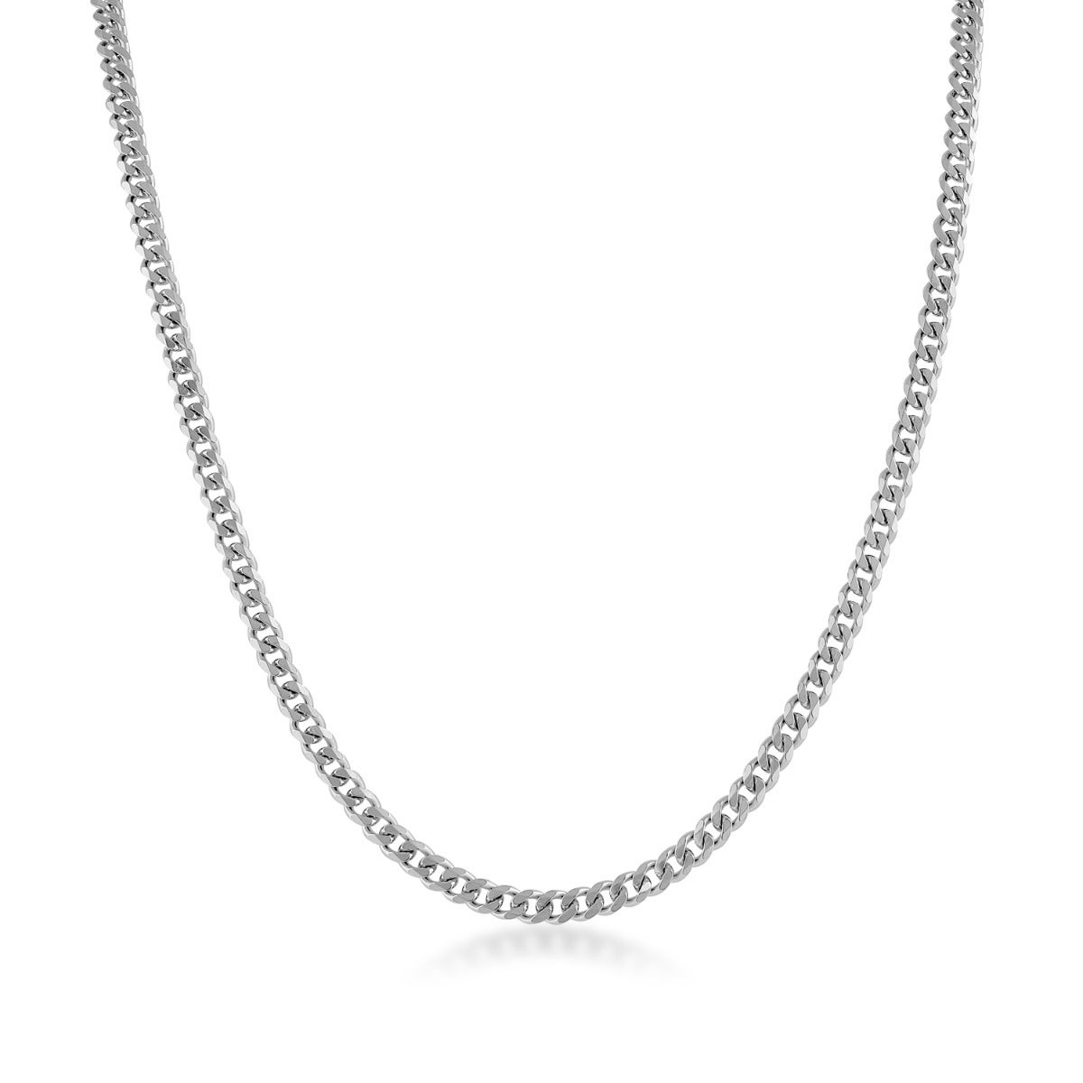 2.8mm 24" Curb Chain in Sterling Silver