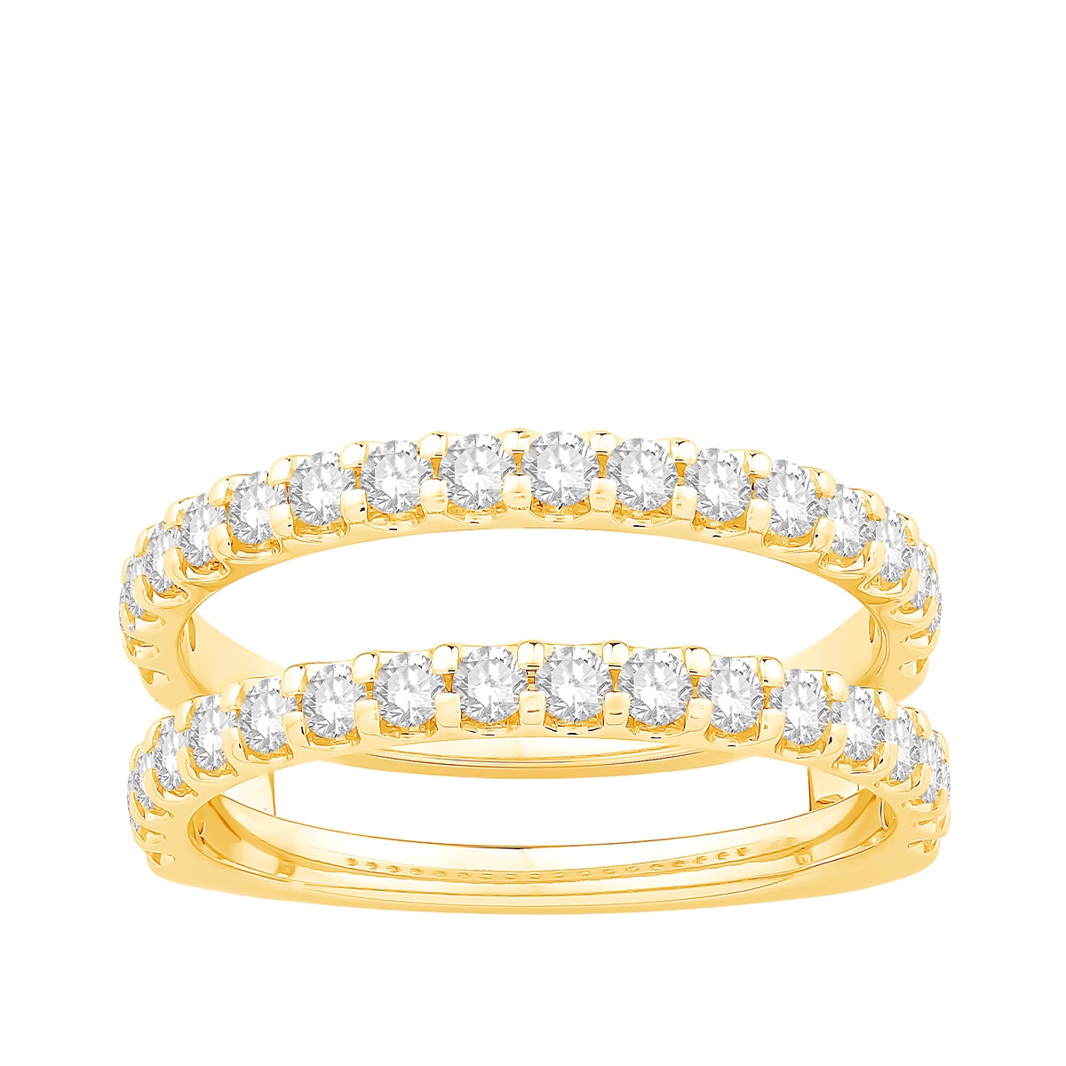 1 ct. tw. Diamond Insert Ring 14K Yellow Gold