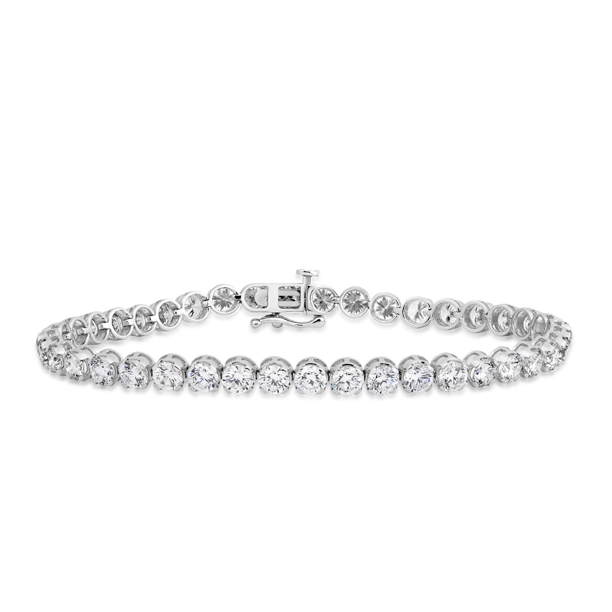 Adamante 10 ct. tw. Lab-Grown Diamond Tennis Bracelet in 10K White Goldv