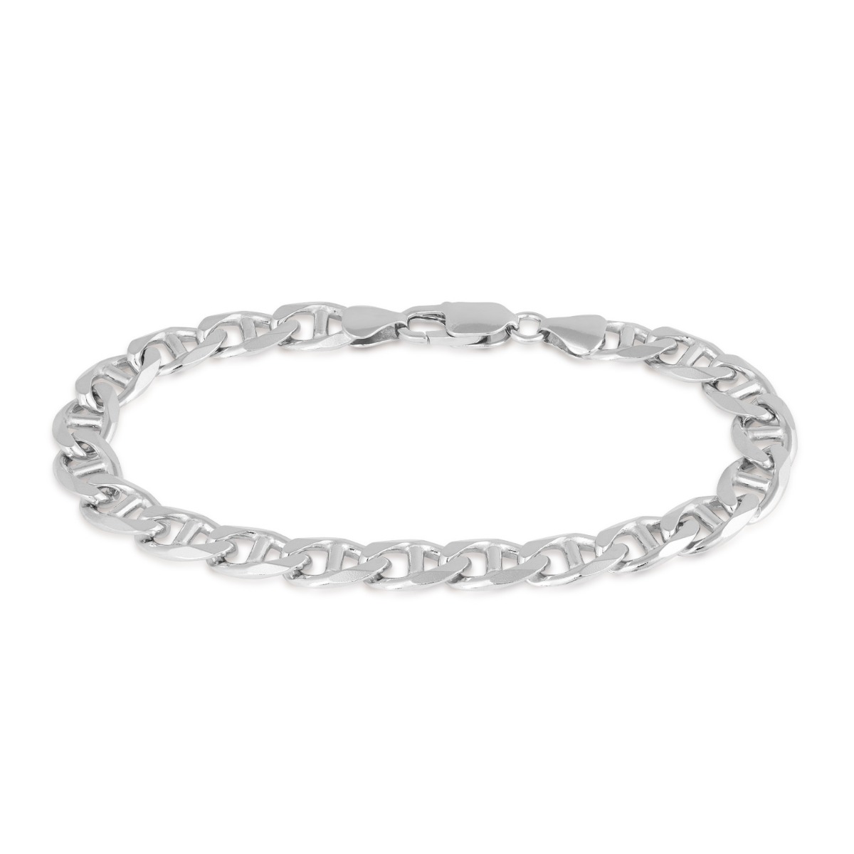 8.5" 7.5mm Mariner Bracelet in Sterling Silver